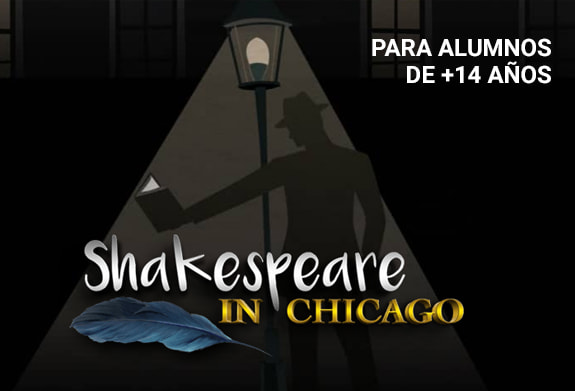 Descubre Shakespeare in Chicago una obra de teatro online interactiva